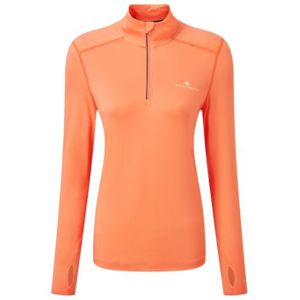 RonHill Women's Tech Thermal 1/2 Zip Tee Peach